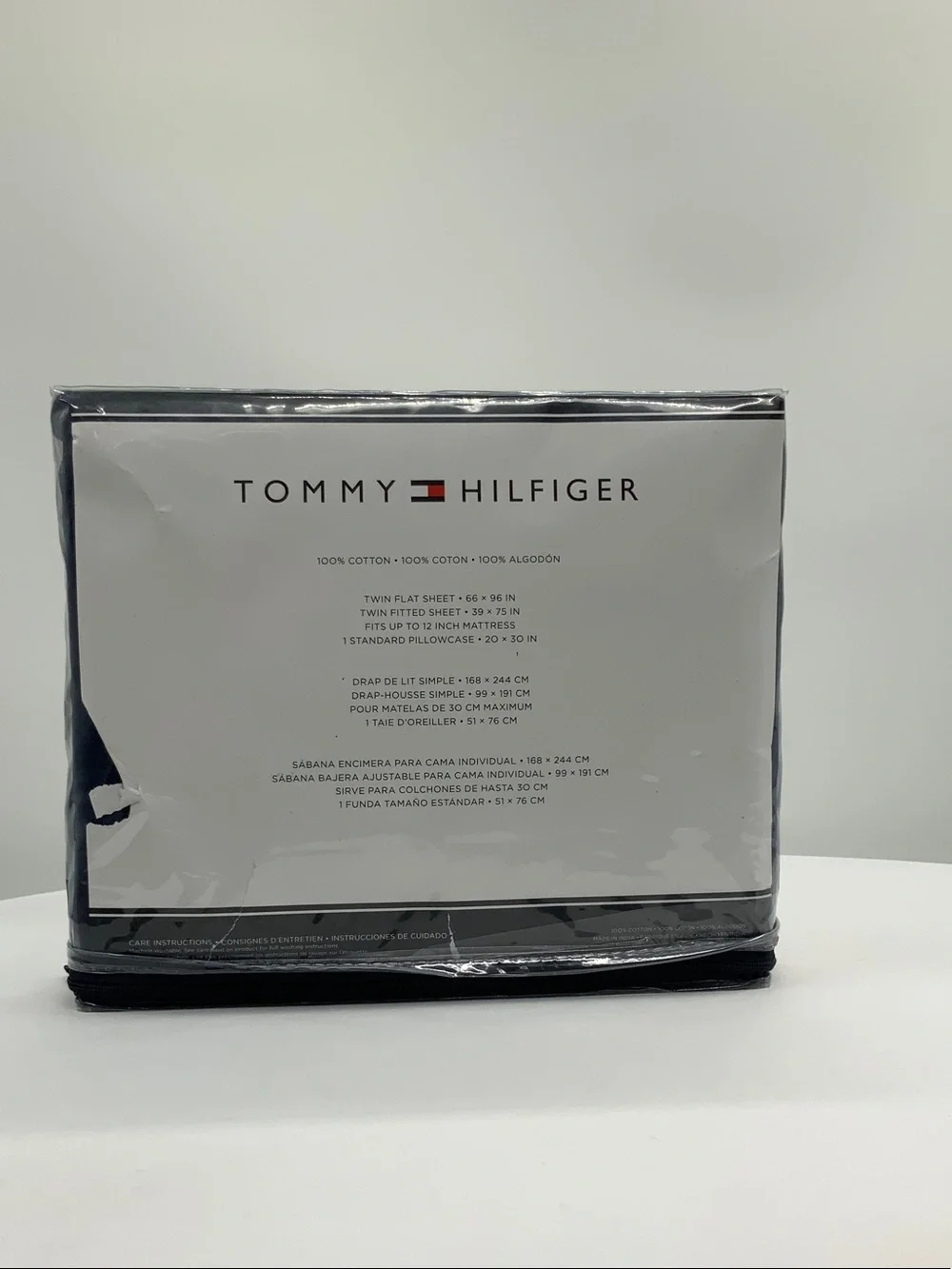 Tommy Hilfiger Dark Navy Twin Duvet Cover